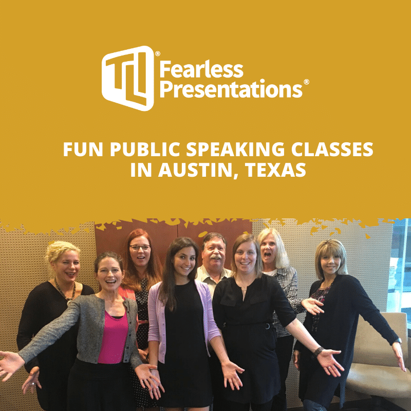 Fun Public Speaking Classes in Austin, Texas