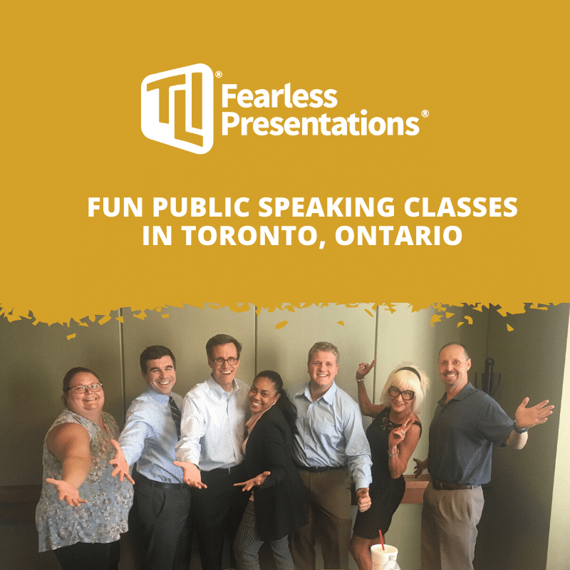 Fun Public Speaking Classes in Toronto, Ontario