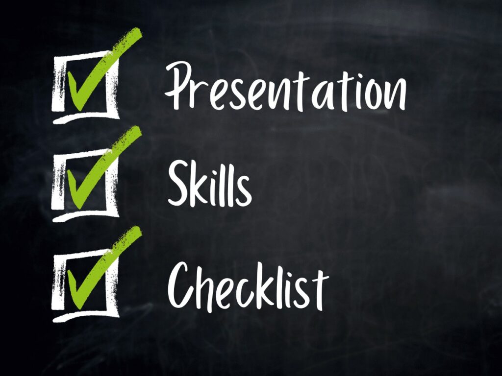 Presentation Skills Checklist