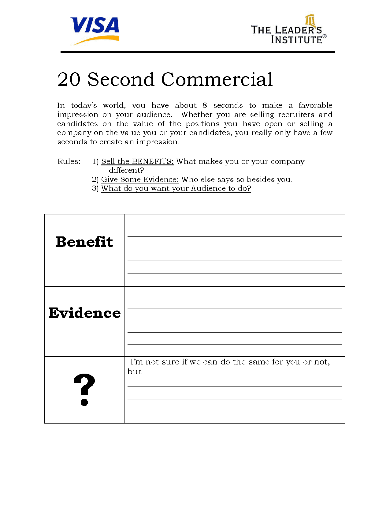 what is handout in presentation