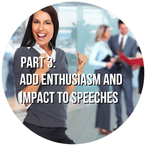 Part 3 Add Enthusiasm and Impact to Speeches
