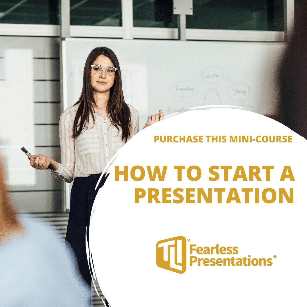 How to start a presentation mini course
