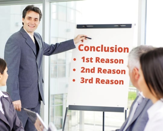 (1) Give a Summary and Conclusion at the Beginning of a Presentation